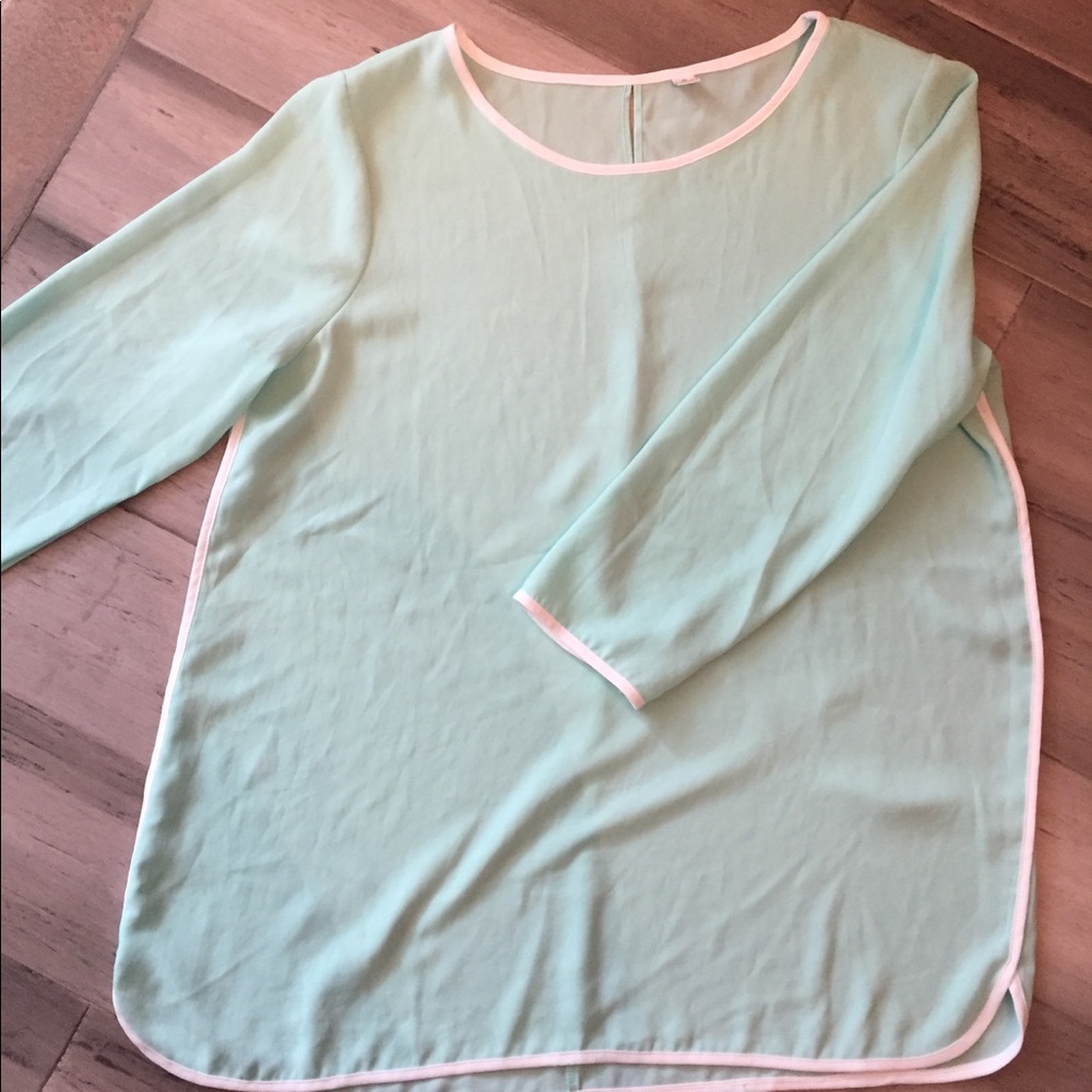 Turquoise blouse